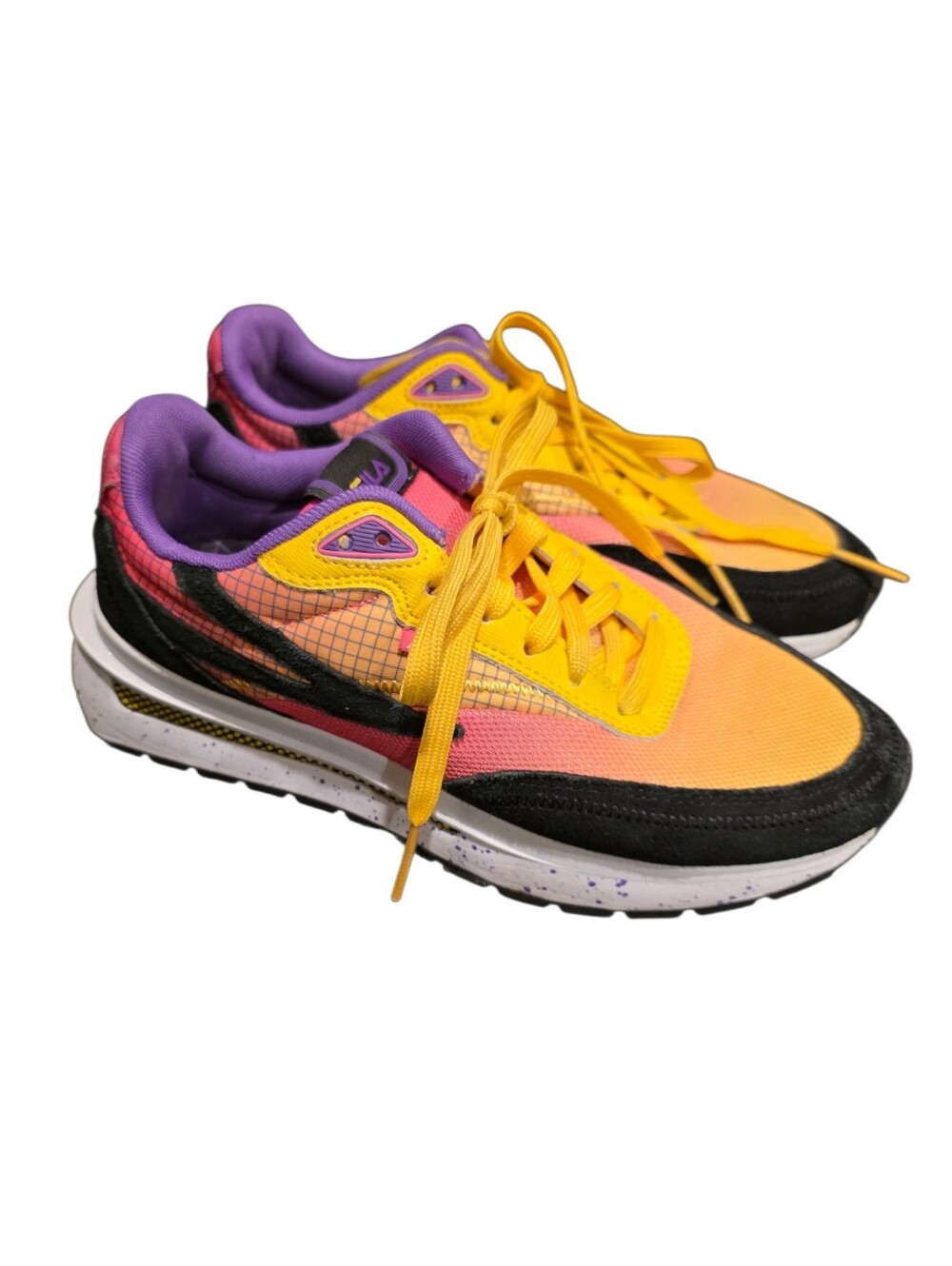 FILA Renno Sneakers‎ Lemon / Knock Out Pink - Size 7